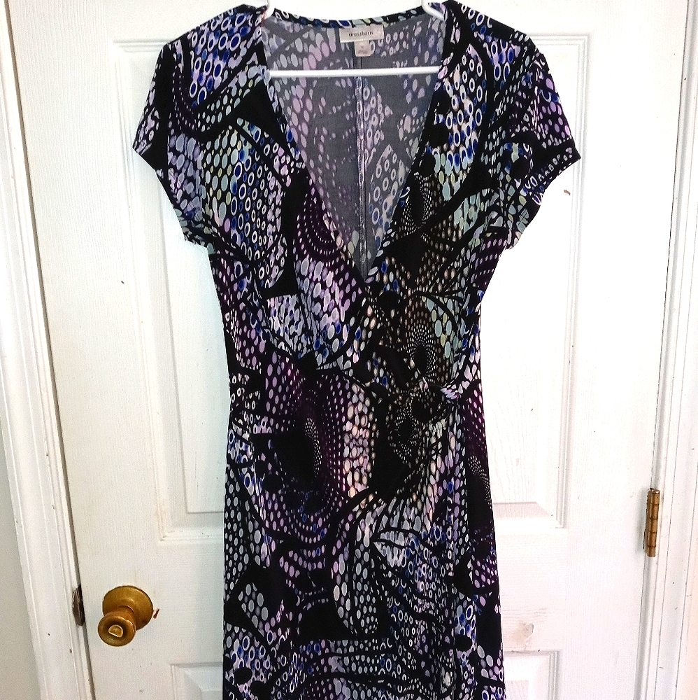 Dressbarn Faux Wrap Dress - Picture 1 of 6